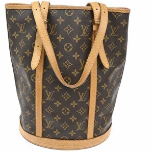 Louis Vuitton Monogram Tan and Brown Shoulder Bag